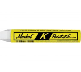 Маркер-краска для маркировки горячего металла Markal K Paintstik (982C до 1204C), белый 81820 