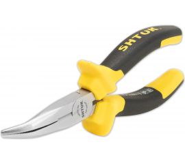 Диэлектрические изогнутые тонкогубцы SHTOK 1000В 160 мм 08107 