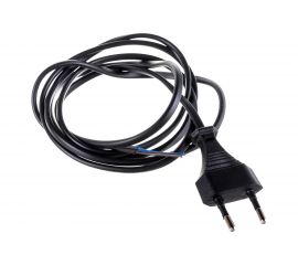 Шнур для бра ЭРА UXШВВП1,8mB 2x0.5мм2 1,8м без выключателя черный 6A Б0044070 