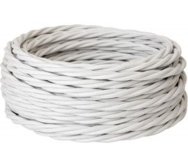 Силовой кабель Retro Electro ретро, 2х2,5, белый, длина бухты 20 2254731 