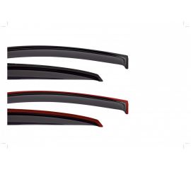 Дефлектор окон SIM Mazda CX5, 2017-, 4 штуки, темный NLD.SMACX51732 