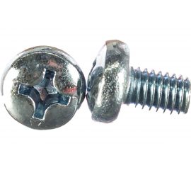 Винт КРЕП-КОМП полуцилиндрическая головка, цинк DIN7985 6х10 450шт вц610ф 
