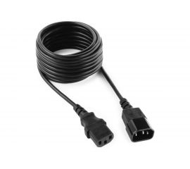 Кабель питания Cablexpert системный блок-монитор, C13-C14, 4.5м, 6А, черный, с заземлением PC-189-15 