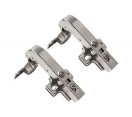 Петля Lemax prof clip-on с доводчиком 105 градусов для угла 90 градусов, Д110 Ш65 В30, никель 2pcs-M401-90 L 