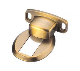 Дверной ограничитель магнитный, скрытой установки, Brante античная бронза 606786 