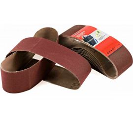 Лента абразивная бесконечная тканевая (10 шт; 100x610 мм; P80) Orientcraft OCE100610080 