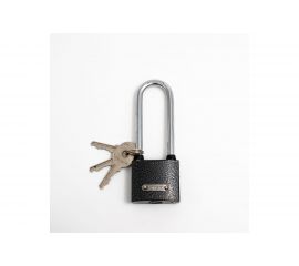 Навесной замок Bohrer ПД-38Д удлиненная дужка, сталь, 6 мм, 3 ключа 71015381 