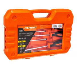 Набор отверток, CR-V, пластиковый кейс, 10шт PATRIOT SSP-10 350003001 