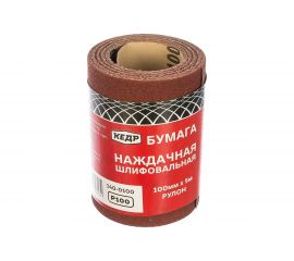 Бумага шлифовальная в рулоне (5 м; 100 мм; P100) КЕДР 203 314 