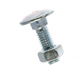 Болт с п.кр. гол. и кв.подголовком, с гайкой ЕВРОПАРТНЕР DIN603 Zn M6х20 10шт. 6 0520 1 