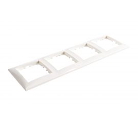 4-постовая рамка LK Studio белый 864404-1 