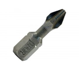 Биты фрезерованные (20 шт; Ph2; 25 мм; Torsion) D.BOR D-T-PH02-025-020 
