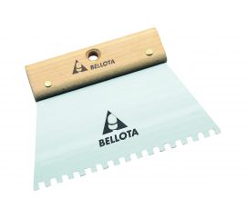 Шпатель-гребёнка Bellota зубчатая 587703 