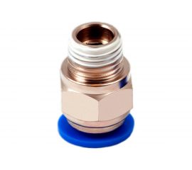 Фитинг цанговый прямой металлический 10 мм, F1/4"" Pegas pneumatic 5205 