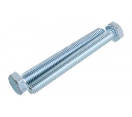 Болт Стройметиз полная резьба DIN933 М10х90, класс прочности 5.8, цинк 10 шт. 3012158 