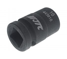 Головка торцевая ударная 12-гранная (1/2""; 16 мм; 38 мм) JTC 443916 