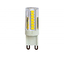 Лампа Uniel, LED-JCD-5W/4000K/G9/CL, GLZ09TR, светодиодная, прозрачная, UL-00006749 