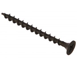 Саморез Качественный Крепеж 3,5х45 потай, крупная резьба, оксид 110 шт 0200367 КЧ 