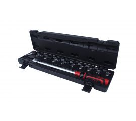 Динамометрический ключ JTC 14х18 с набором рожковых насадок 11 предметов диапазон 40-200 н/м 6835K 