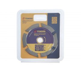 Диск пильный для быстрой и плавной обработки дерева (125х22 мм; 6 зубов) для УШМ TUNDRA 5396840 