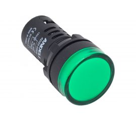 Лампа ANDELI AD16-22DS, LED, матрица, d22мм, зеленый, 24В, AC/DC ADL10-139 