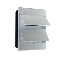 Распределительный встраиваемый щит KRANZ на 24 модуля ЩРВ-П-24 IP41 пластик белый KR-11-0225 