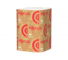 Бумажное полотенце FOCUS PREMIUM листовое, 2-слой, V-сложения, белое H-5049974 