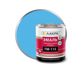 Эмаль Лакра ПФ-115 светло-голубая, 2.8 кг 90001804648 