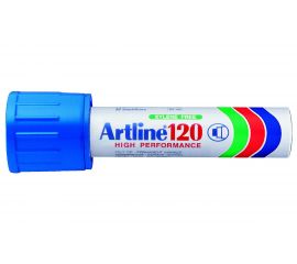 Гигантский промышленный заправляемый маркер с широким наконечником 20 мм Artline 120, синий EK120-056 