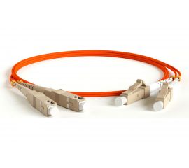 Патч-корд Hyperline FC-D2-50-LC/PR-SC/PR-H-3M-LSZH-OR волоконно-оптический (шнур) MM 50/125 28386 