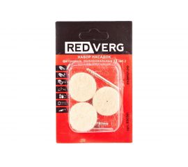 Набор насадок фетровых, полировальных 3 шт 830381 REDVERG 6633238 