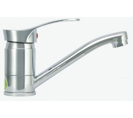 Одноручный смеситель для умывальника Juguni с гибкой подводкой 0402.945C 