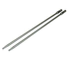 Биты антивандальные с отверстием TORX (2 шт; T25H; 200 мм) SKRAB 43513 