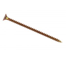 Шуруп для дерева Саморезик 5х80 универсальный потай, желтый цинк, Pz-2 200шт SYZ-5х80-200 