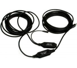 Удлинительный активный кабель-адаптер VCOM CU827 USB 3.0-repeater, Am-Af, 10м CU827-10M 