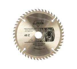 Диск пильный по дереву (150х20/16 мм; 1.8 мм; 48Z) Elitech 1820.053000 