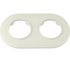 Рамка Bylectrica 2-х местная, серия ПРОВАНС круг, ЮЛИГ.735212.499 бежевый 