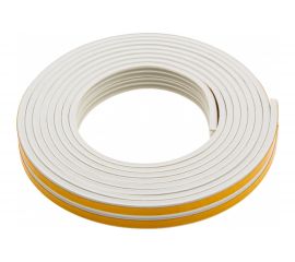 Резиновый уплотнитель СИБРТЕХ (6 м; профиль E; белый) 88917 