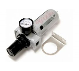 Фильтр влагоотделитель c индикатором давления 3/8" для пневмосистемы ROCKFORCE RF-AFR803 