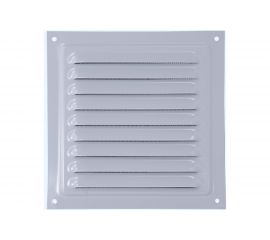 Решетка вентиляционная металлическая (150х150 мм; белый) Космовент РМ1515 