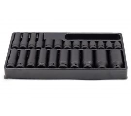 Набор ударных торцевых головок (10-32 мм; 1/2"") 23 шт. Hans TT-60 