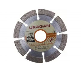 Диск отрезной алмазный сегментный (105x22.2 мм) для УШМ URAGAN 909-12111-105 