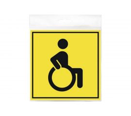 Табличка Контур Лайн 130х130 Инвалид 12MF0101 