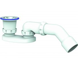 Сифон для душевого поддона Unicorn G21 50х40 плоский, с отводом 40х40/50 533298 