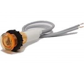 Сигнальная арматура Emas 10мм желтая с лампой накаливания, 230В S100NS 