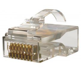 Разъем легкой оконцовки Hyperline PLEZ-8P8C-UA-C5-100 RJ-45 (8P8C) под витую пару, язычок Ar 445724 