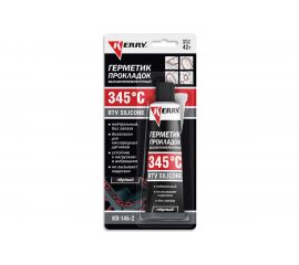 Герметик прокладок высокотемпературный KERRY RTV SILICONE нейтральный чёрный KR-146-2 