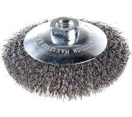 Кордщетка дисковая стальная для УШМ 115 мм, М14, в блистере F-BWD045S Forsage 50868 