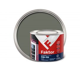 Эмаль ЯРОСЛАВСКИЕ КРАСКИ FAKTOR ПФ-115 (серая; банка 1,9 кг) 214726 