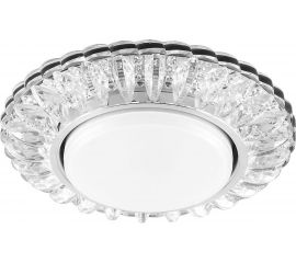 Светильник с подсветкой FERON 20LED 2835 4000K, 15W GX53, без лампы, прозрачный, хром, CD4026 29540 